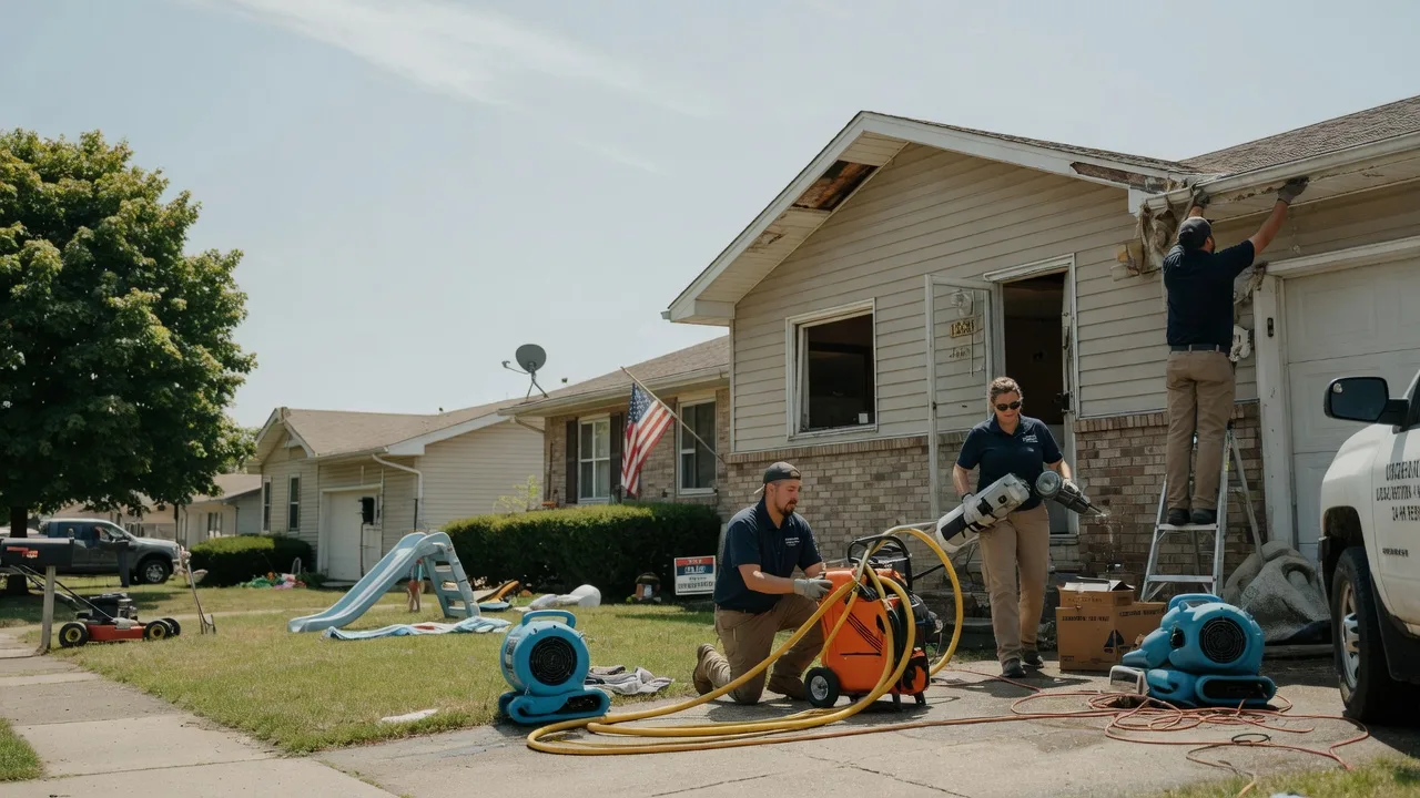 Water Damage Restoration in Sublime, TX near me
